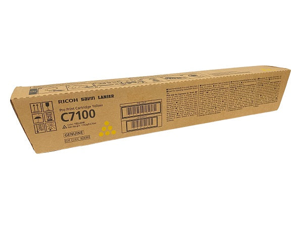 New, Pre-Owned - Ricoh C7100 Yellow Toner Cartridge, 828385