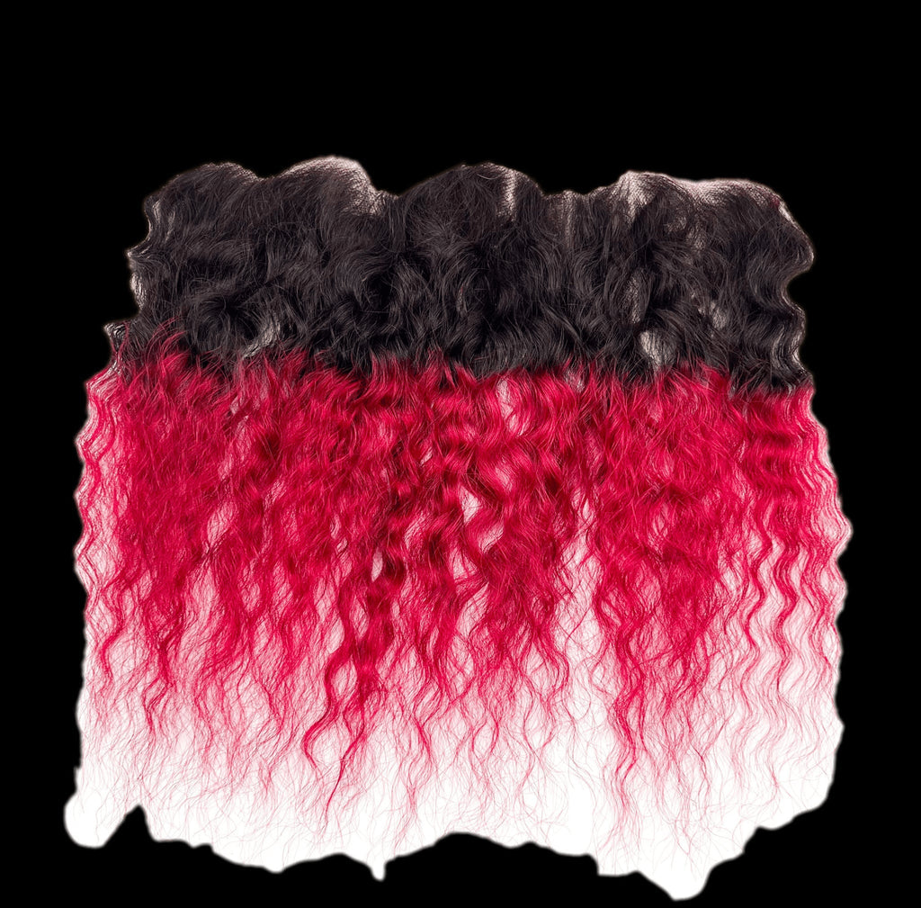 RIO Bohemian Frontal Ear to Ear 13X4  Wine