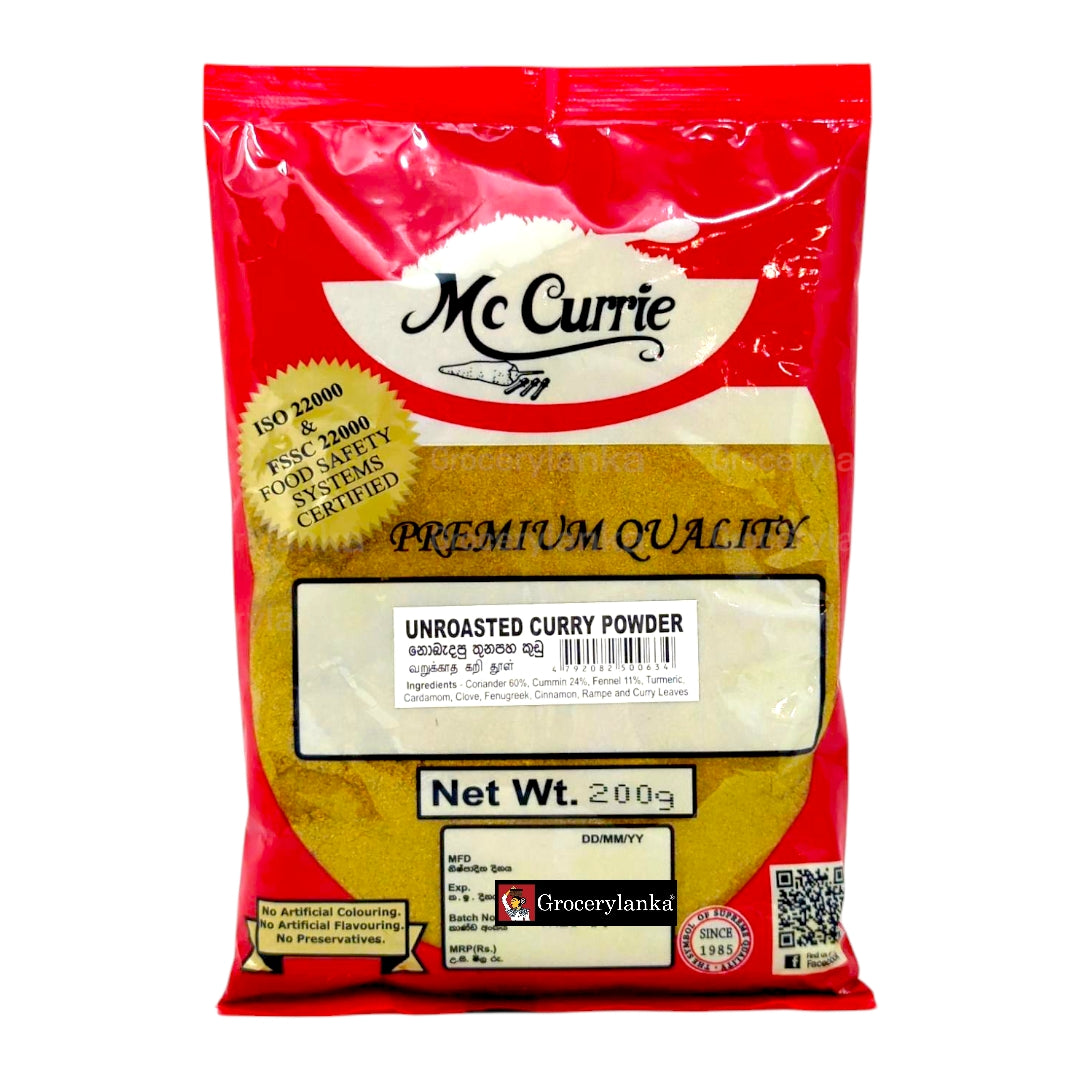 McCurrie Curry Powder 200g (Unroasted)