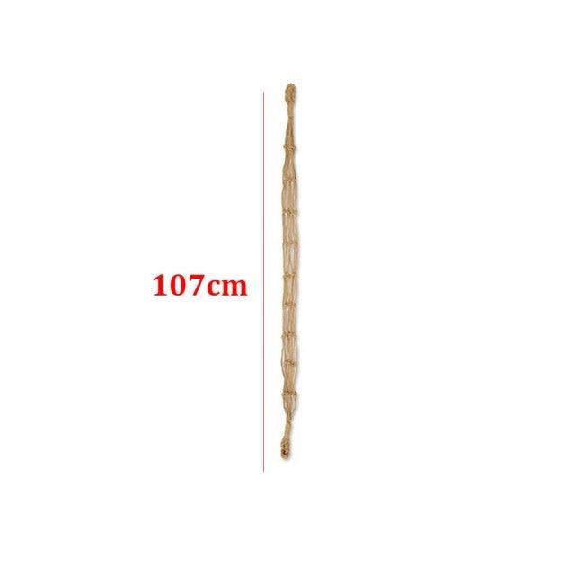 Rope Paper Towel Net Pocket Vintage Weave Toilet Roll Paper Hang Toilet Paper Holder Towel Net Pocket Paper Roll Storage Decorative Braided Jute Rope Toilet Paper Holder For Bathroom