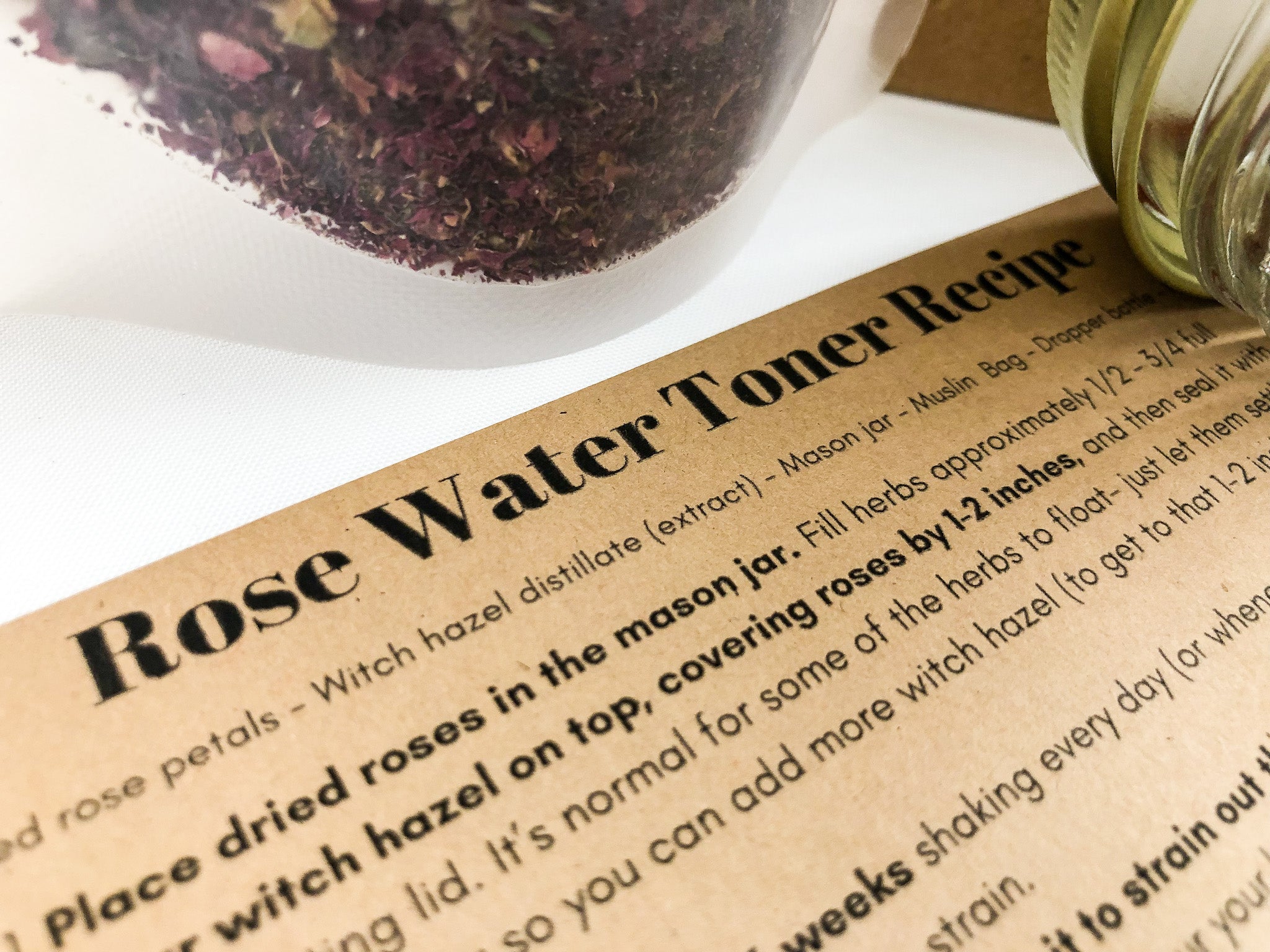 DIY Rose Toner Kit
