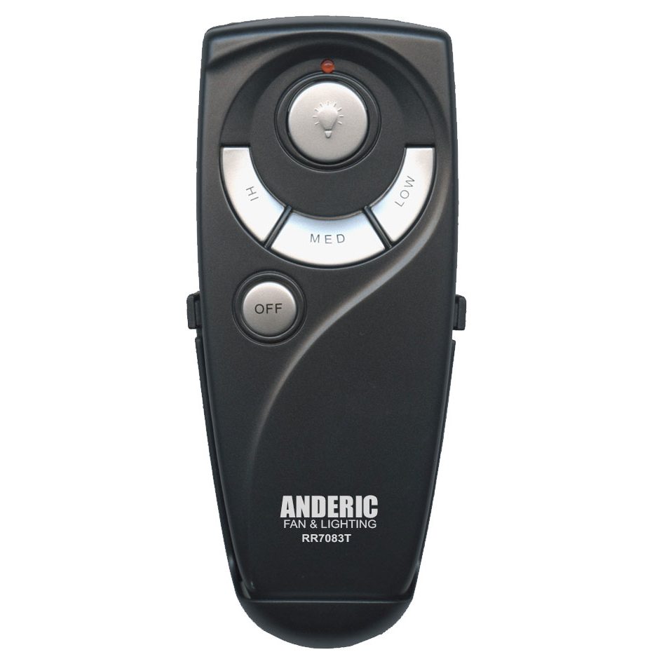 Substitute for Hampton Bay 70830 Ceiling Fan Remote Control [RR7083T]