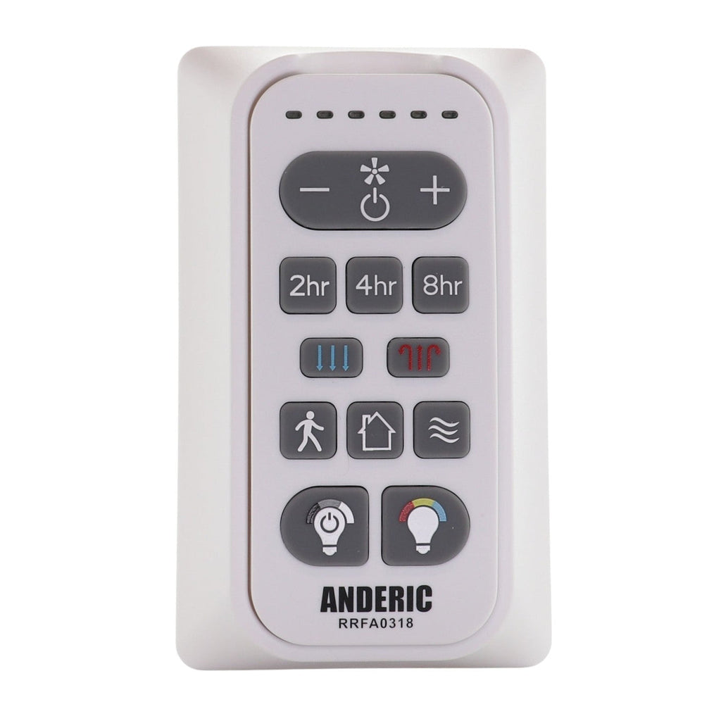 Anderic RRFA0318 Ceiling Fan Remote Control for Harbor Breeze FA0198 | Arbormere 60-in  | Queensdale 60-in | Outermark 60-in - A25-FA0198A