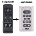 Anderic RRFA0318 Ceiling Fan Remote Control for Harbor Breeze FA0198 | Arbormere 60-in  | Queensdale 60-in | Outermark 60-in - A25-FA0198A