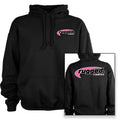 Rugged Radios PINK Pullover Hoodie - Black - XL