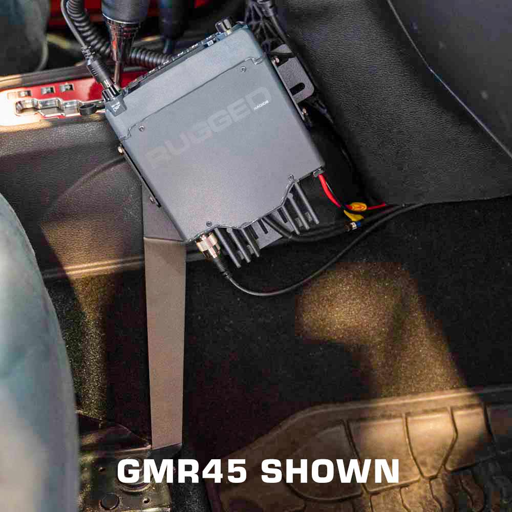GMRS Mobile Radio Kit for Jeep Wrangler TJ LJ and JK - JK 2-Door (11-18) and TJ (97-06) and LJ (04-06) / Rambler G4