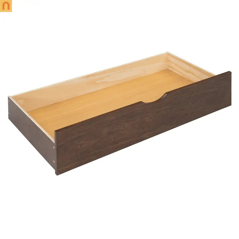 Bed Frame Queen Walnut Drawers Twin XL Trundle Pullout