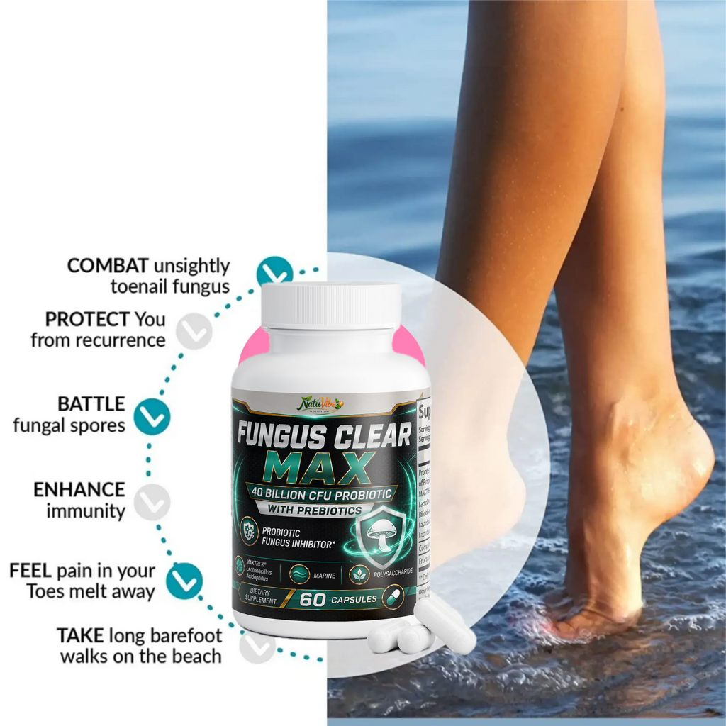 Fungus Clear Max 40 Billion CFU Probiotic Pills 60 caps