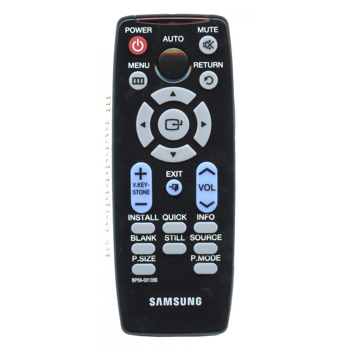 Substitute for Samsung BP59-00135B Projector Remote Control - BP5900135B [RR3720]
