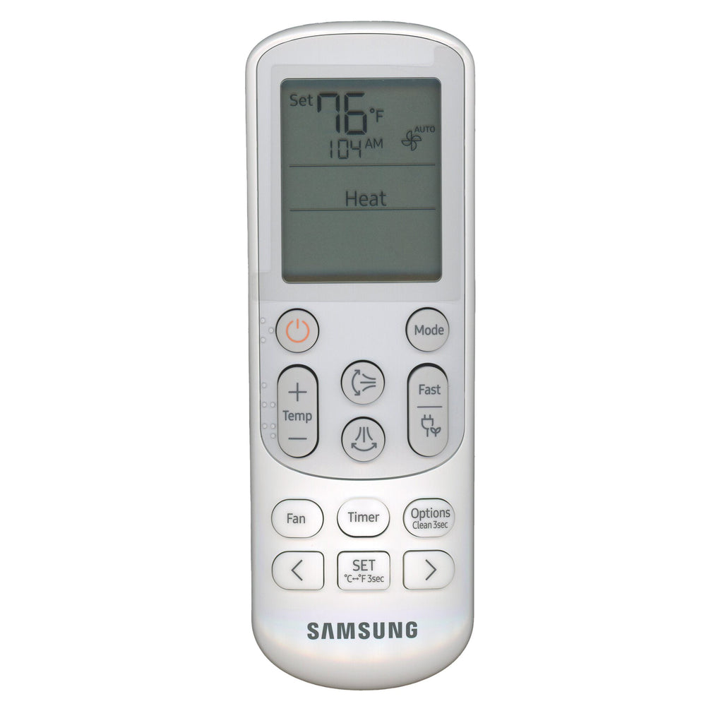 Samsung ARH-5207 Mini Split Air Conditioner Remote Control | LCD Thermostatic Screen - DB96-24901G