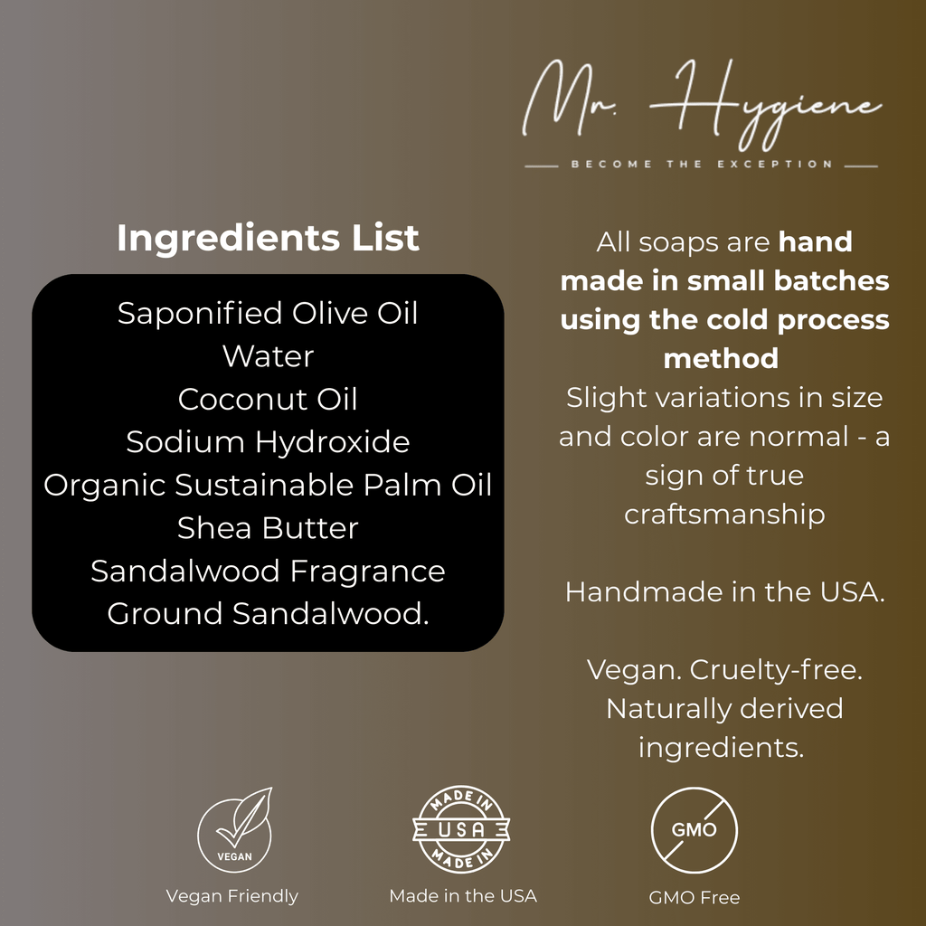 Sandalwood Bar Soap – Classic Scent, Deep Clean