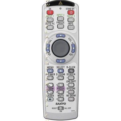 Substitute for Sanyo 9450871468 Projector Remote Control [RR3720]