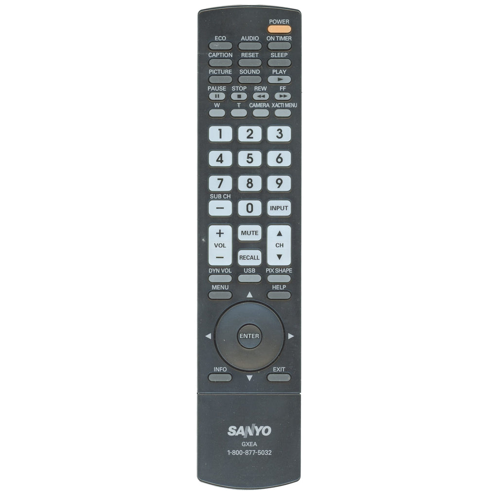 OEM Sanyo GXEA TV Remote Control - GXEA