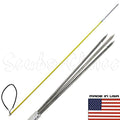 6' ft One Piece Spearfishing Fiber Glass Pole Spear w/ 3 Prong SS Paralyzer Tip