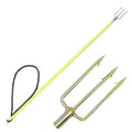 Spearfishing 3.5ft Fiber Glass Pole Spear Hawaiian Sling w/ 3 prong harpoon tip