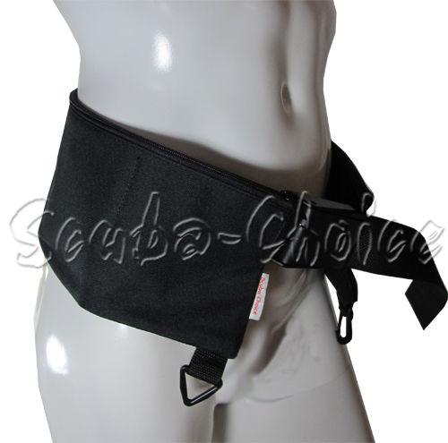 Scuba Diving BCD Weight Belt with 4 Pockets w/ Buckle & 47" Webbing