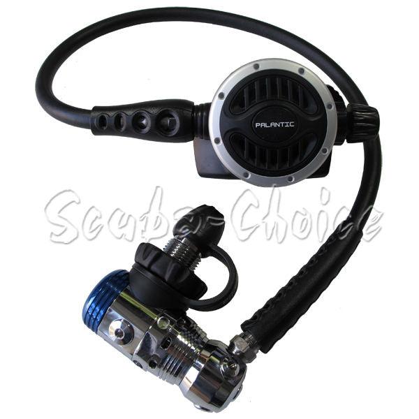 Scuba Diving Palantic AS103 DIN Adjustable Regulator & Octopus Combo