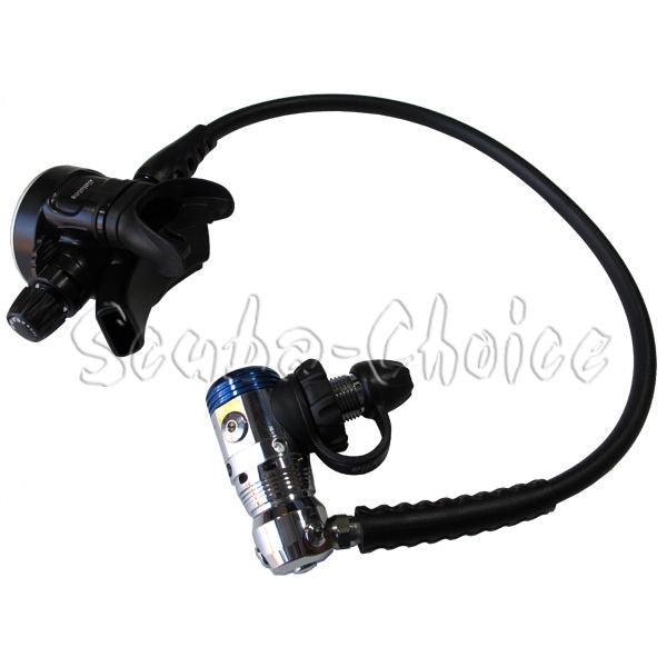 Scuba Diving Palantic AS103 DIN Adjustable Regulator & Octopus Combo