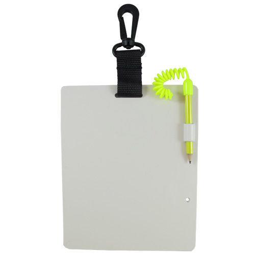 Scuba Diving Writing Dive Slate with Pencil, Large
