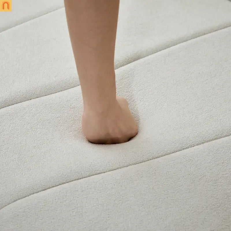 Sectional Sofa Curved Modular Chenille Beige 8-Seat No Assembly