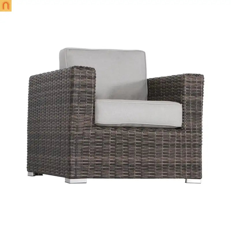 Outdoor Sectional Set Wicker Espresso 11-Piece Seats 7 Storage