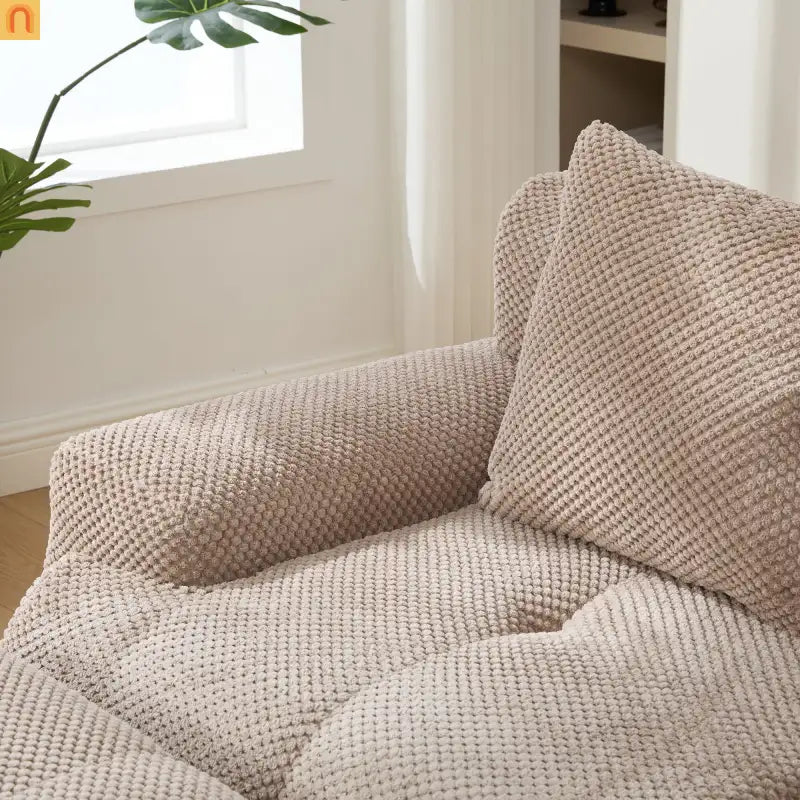 loveseat Modular Taupe Polyester No Assembly 2-Piece
