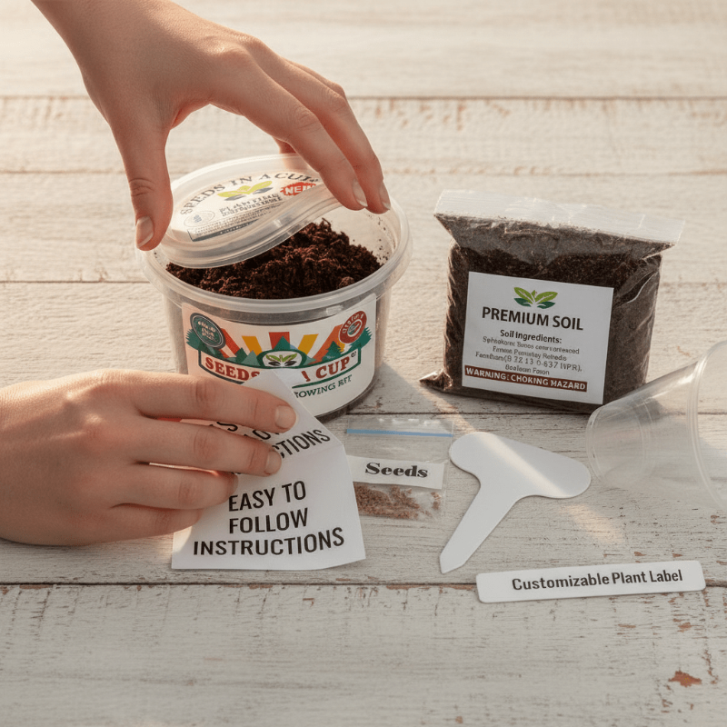 Spinach Grow Kit | Grow Spinach from Seed | Seeds In A Cup®