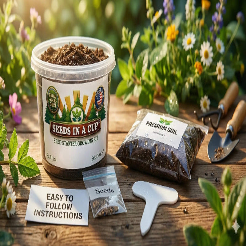 Squash Grow Kit | Grow Squash from Seed | Seeds In A Cup®