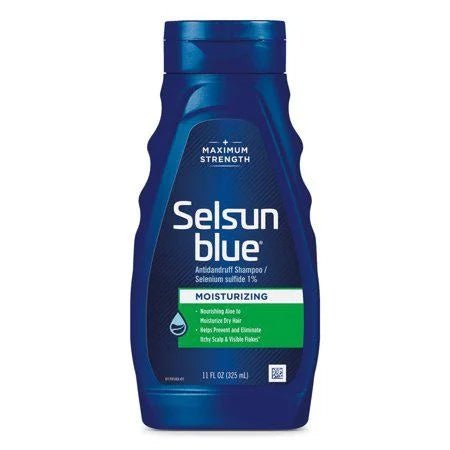 Selsun Blue Maximum Strength Moisturizing Anti-Dandruff Shampoo For Itchy  11oz