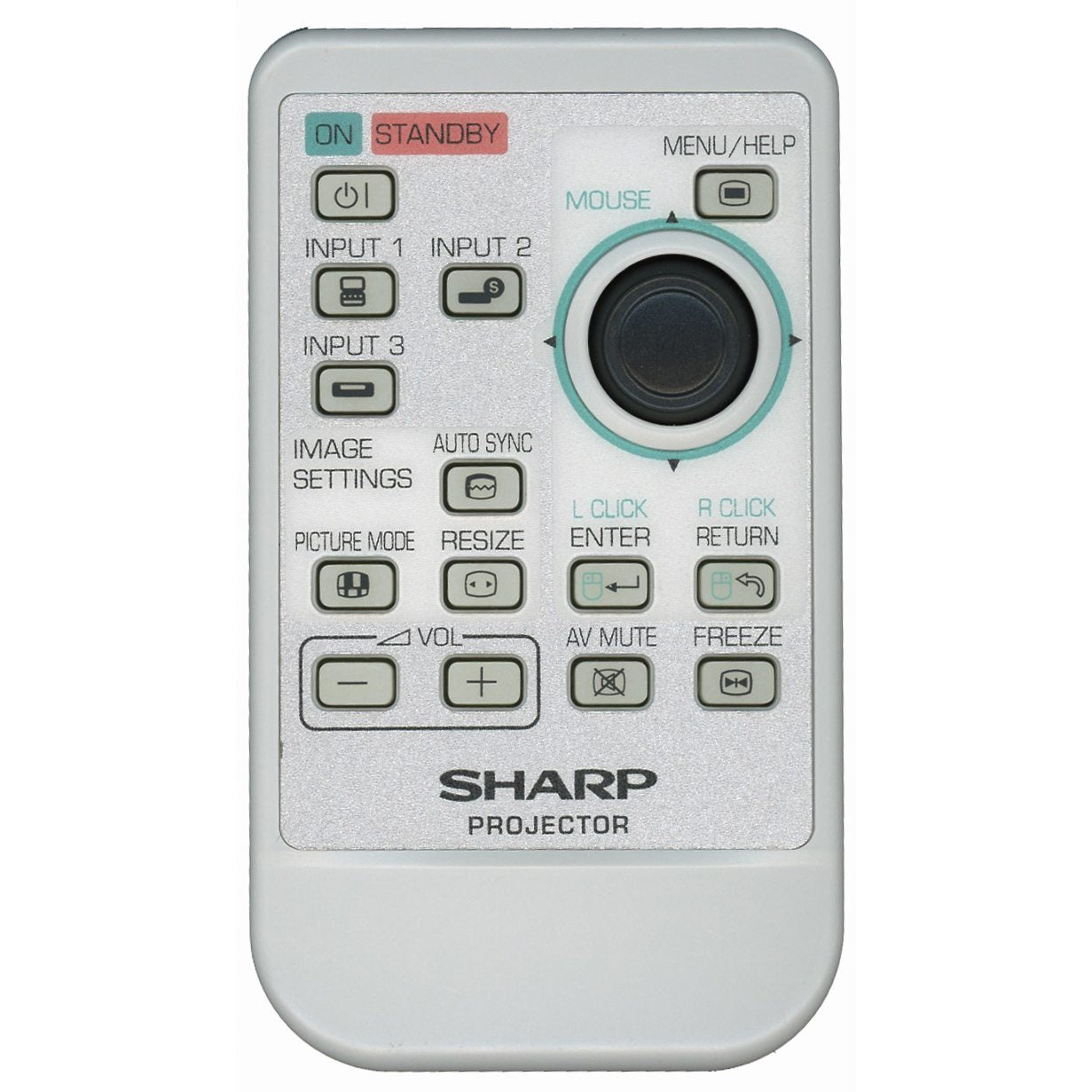 Substitute for Sharp RRMCGA256WJSA Projector Remote Control [RR3720]