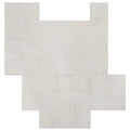 White Fossil Shell Stone Limestone Pattern Floor and Wall Tile