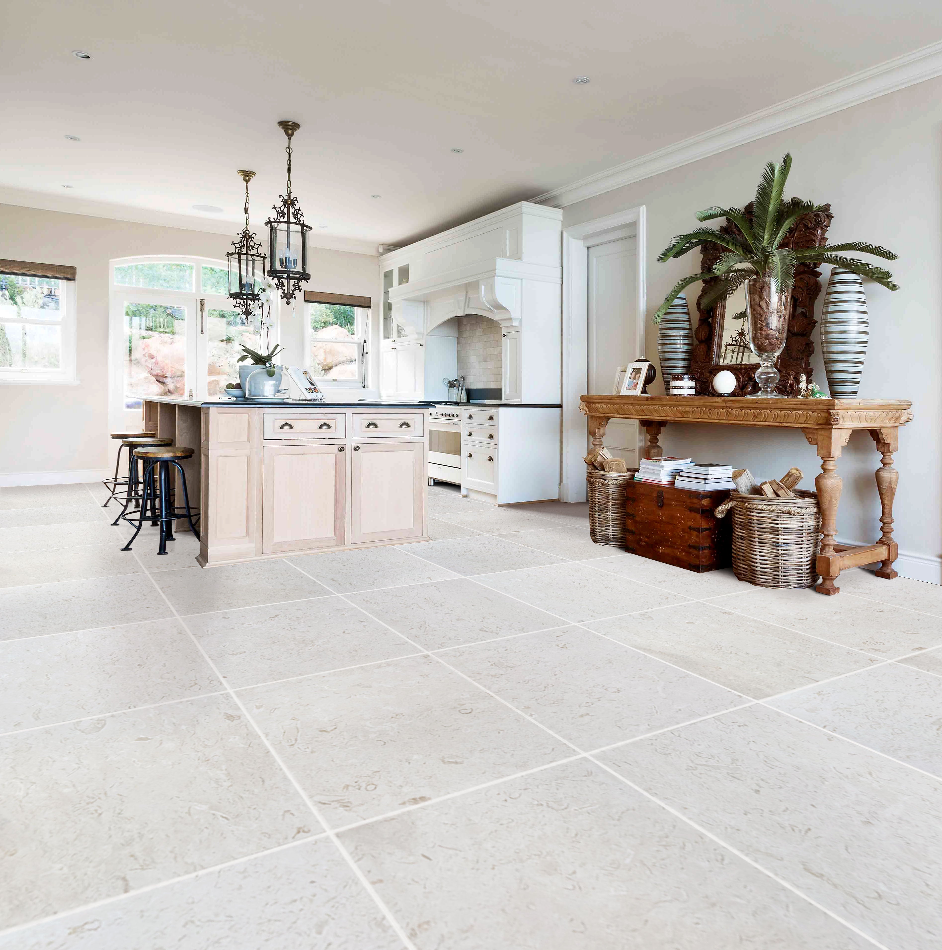 Limestone Tile White Shell Stone Natural Stone Floor and Wall Premium Quality