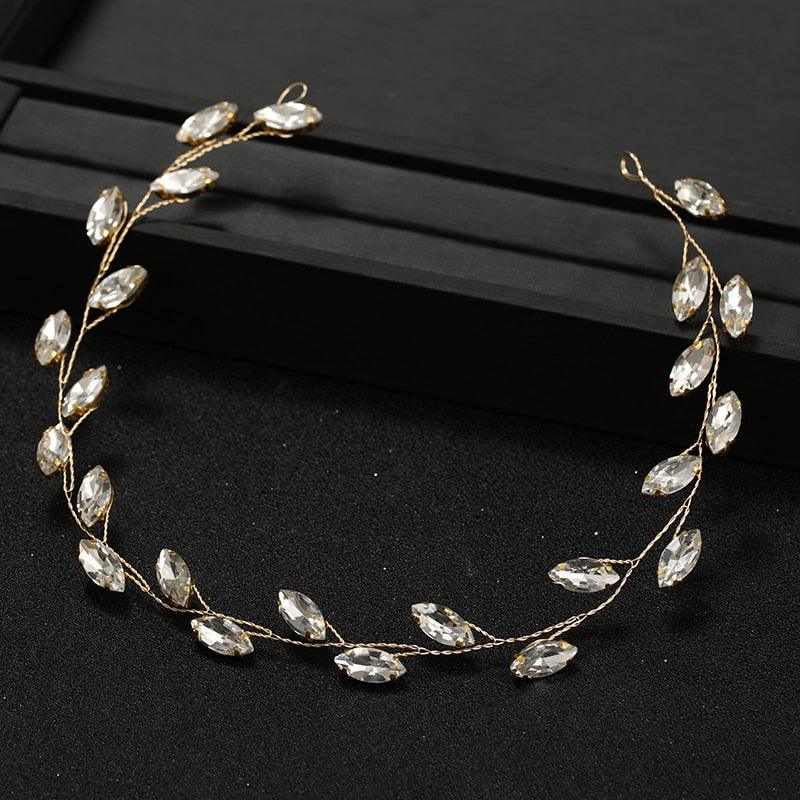Silver Color Bridal Tiaras Headbands For Wedding Handmade Cheaper Crystal Women Hair Jewelry Girls Headpiece Gorgeous Hair Accessories For Women