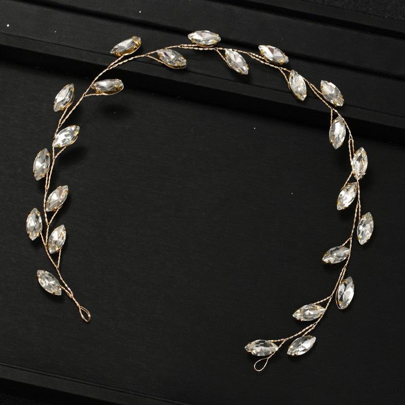 Silver Color Bridal Tiaras Headbands For Wedding Handmade Cheaper Crystal Women Hair Jewelry Girls Headpiece Gorgeous Hair Accessories For Women