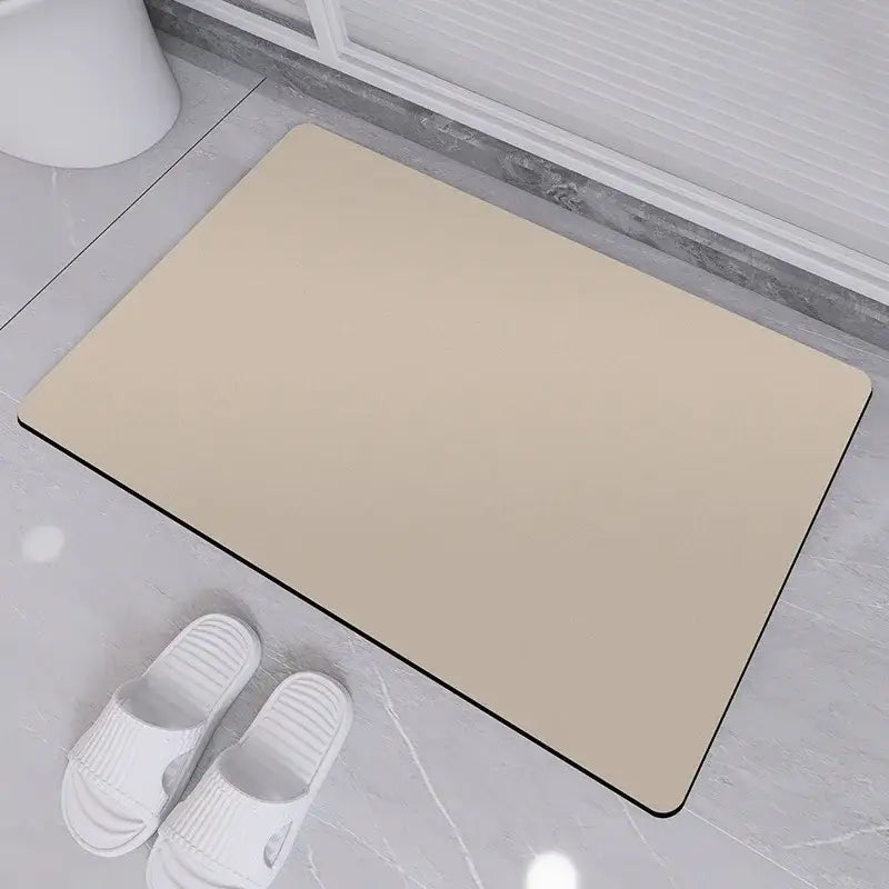 DecorBites™ Diatom Ooze Bath Rug: Super Absorbent Non-slip Mat for Bathroom & Toilets