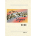 Vintage Lined Notebook Greetings from Waynesboro - Paperback