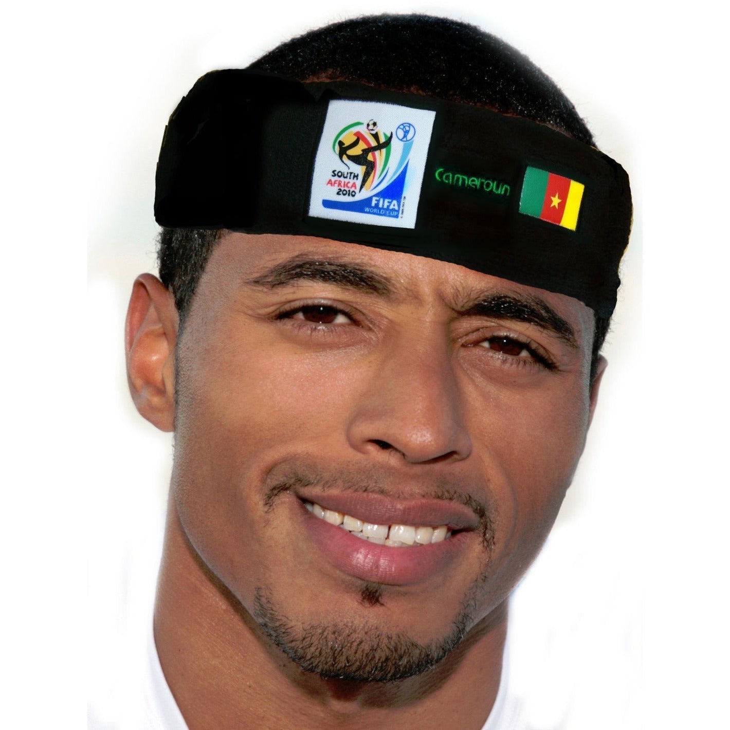 Cameroon World Cup Soccer Headband - Vintage Collectible Official FIFA Licensed