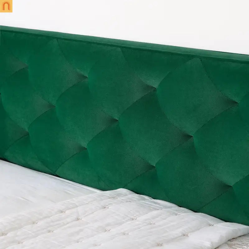 Sofa Daybed Velvet Green Twin Trundle USB Tufted 300 lb 81in