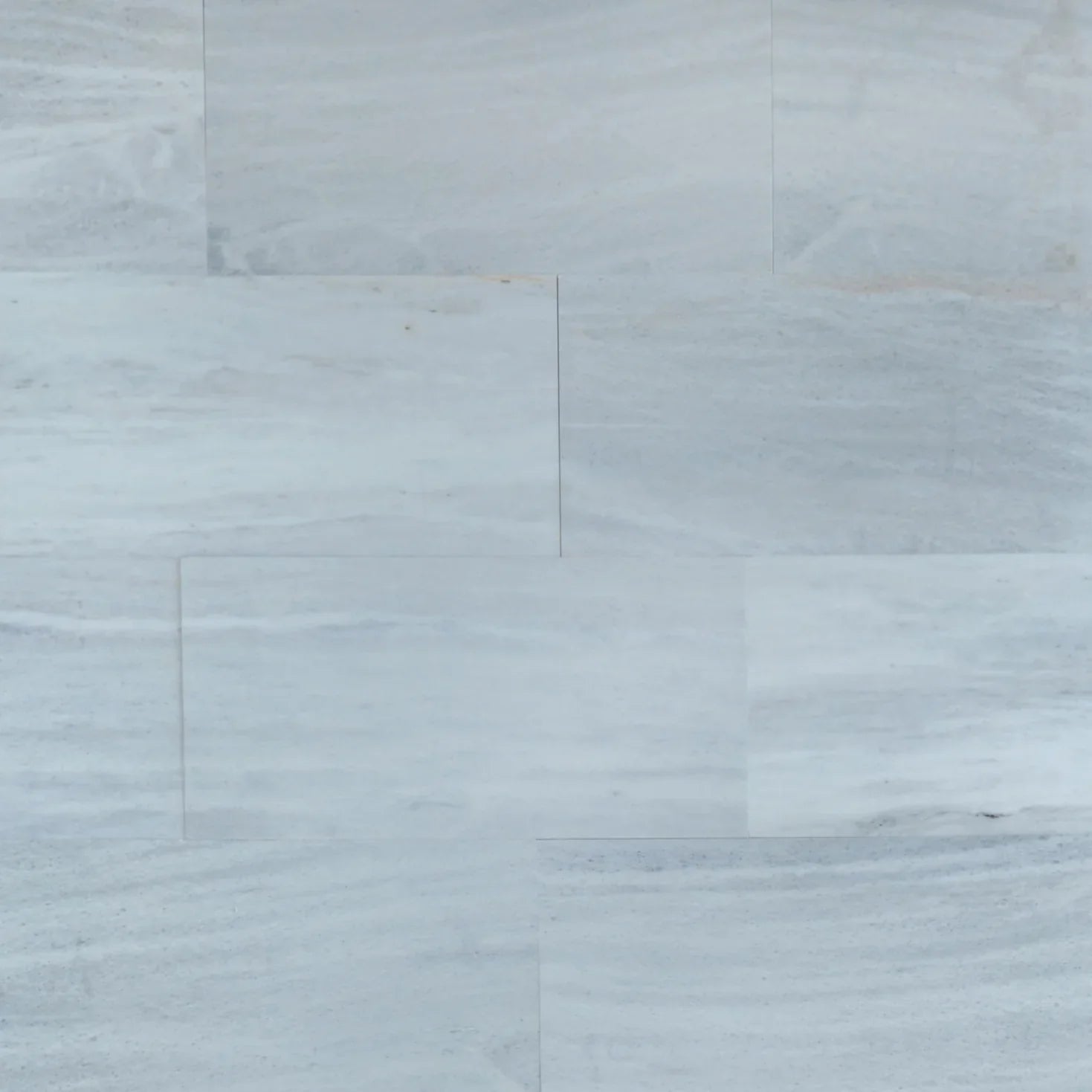 White Marble Polished Floor and Wall Tile with Natural Veining
