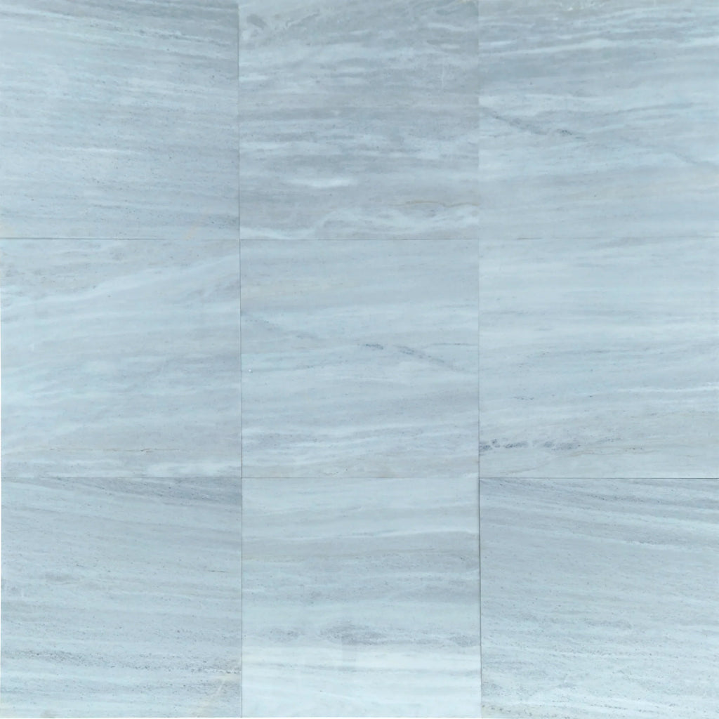 White Marble Polished Floor and Wall Tile with Natural Veining