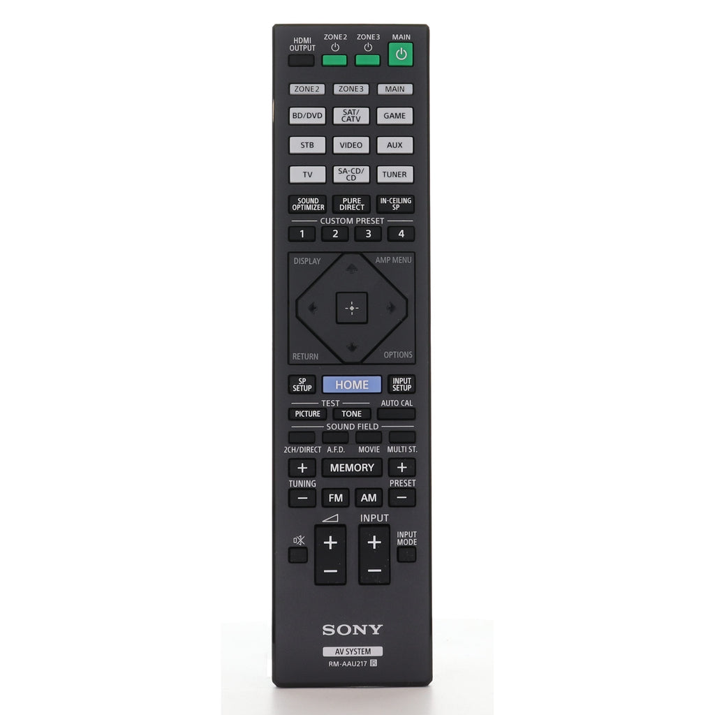 Sony RM-AAU217 A/V Receiver System Remote Control - 1-492-849-21