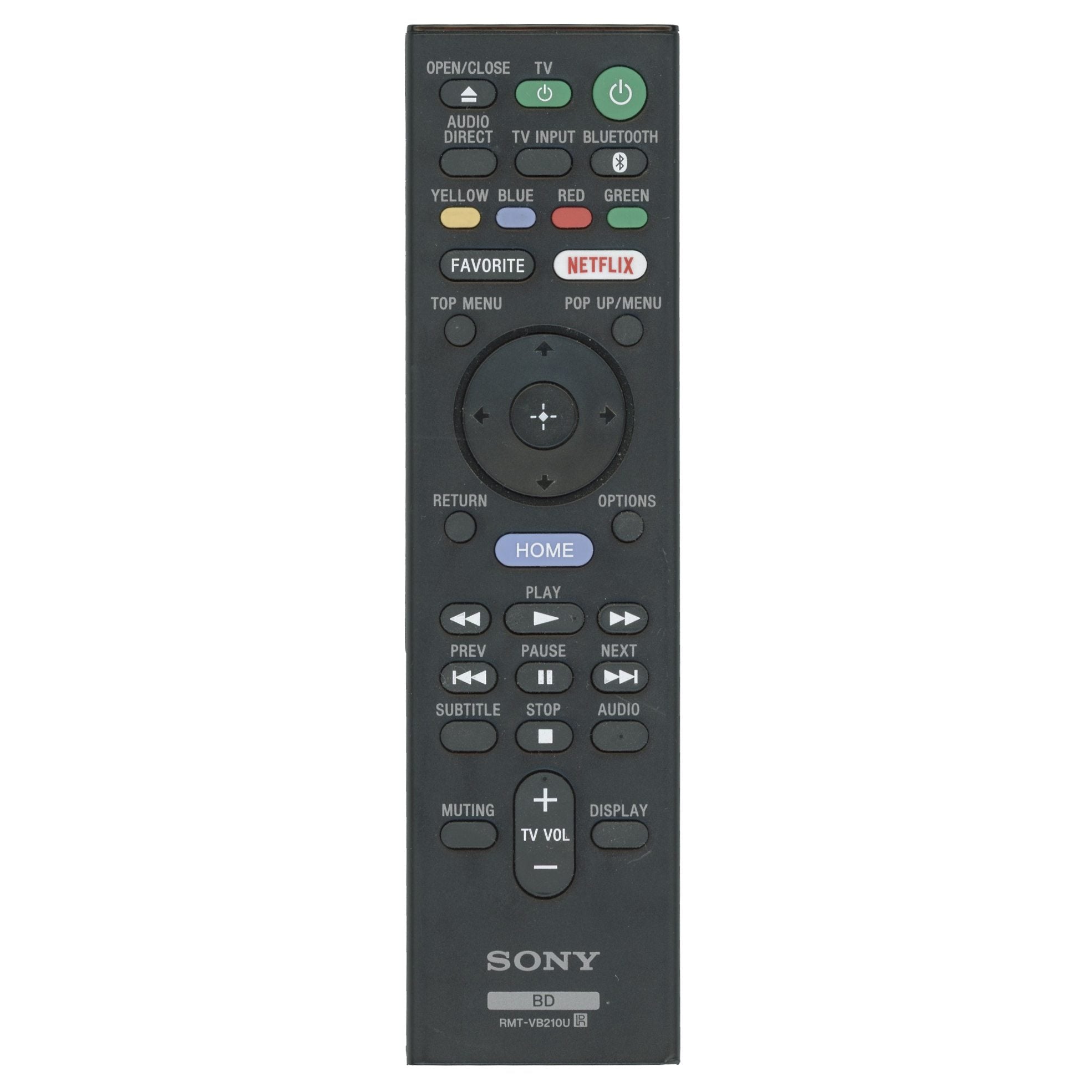 Sony RMT-VB210U Blu-ray Disc Home Theater Remote Control - 1-493-167-11