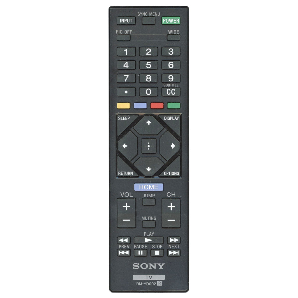 Sony RM-YD092 TV Remote Control - RMYD092