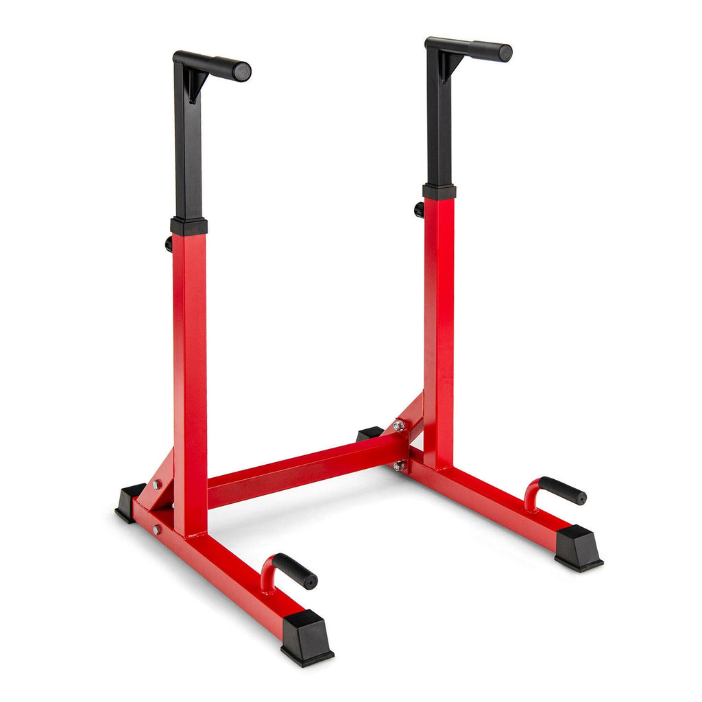 Adjustable Dip Bar with 10 Height Levels