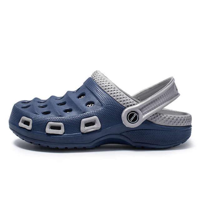 Sport Summer Flip Flop Slipper Mans Summer Sandals Working Gym Non Slip Water Shoes With Adjustable Strap Lightweight Slip On Leather Clogs