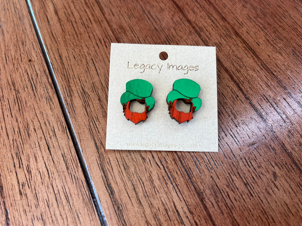 St. Patrick's Day Rainbow & Pot of Gold Earring Set