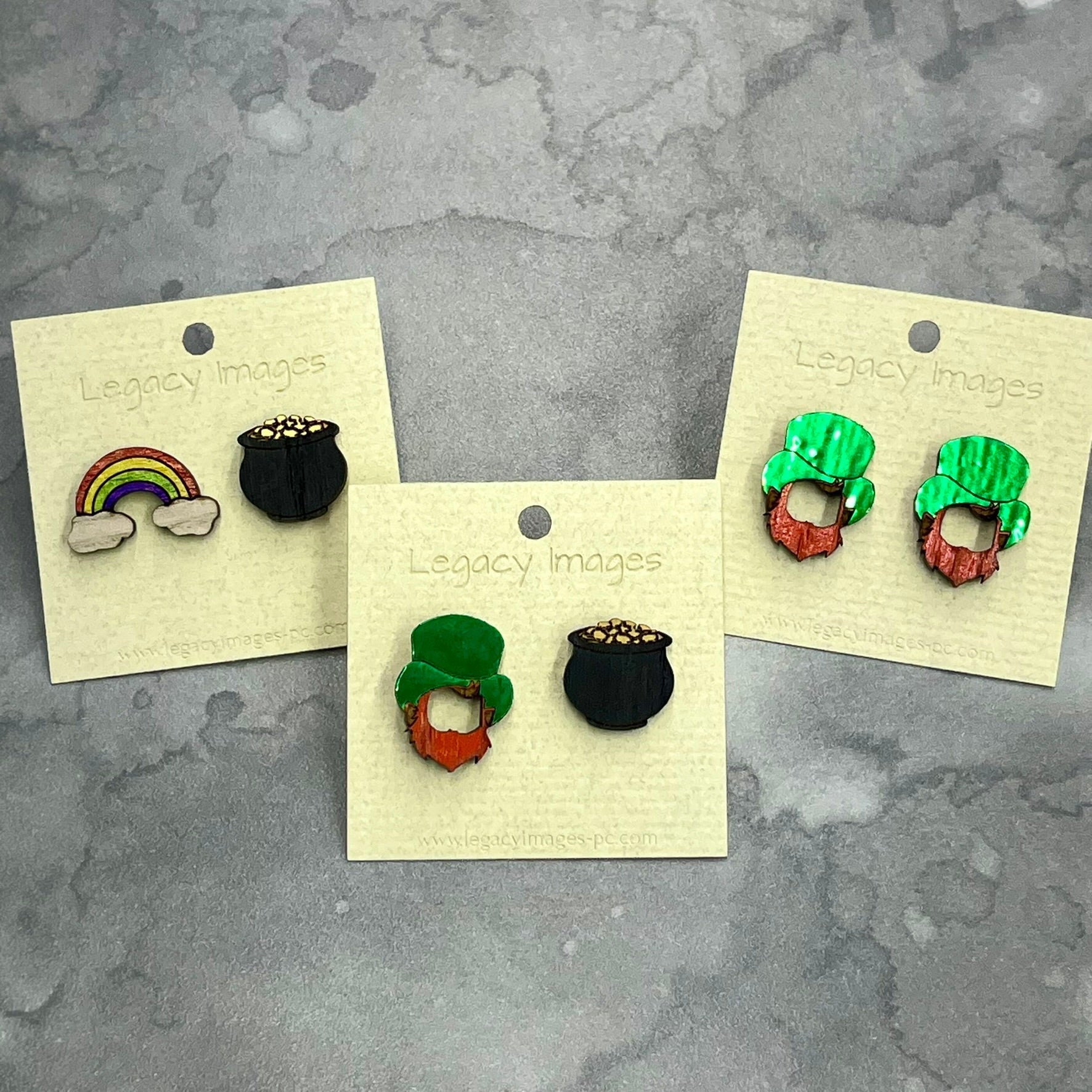 St. Patrick's Day Shamrock Earrings