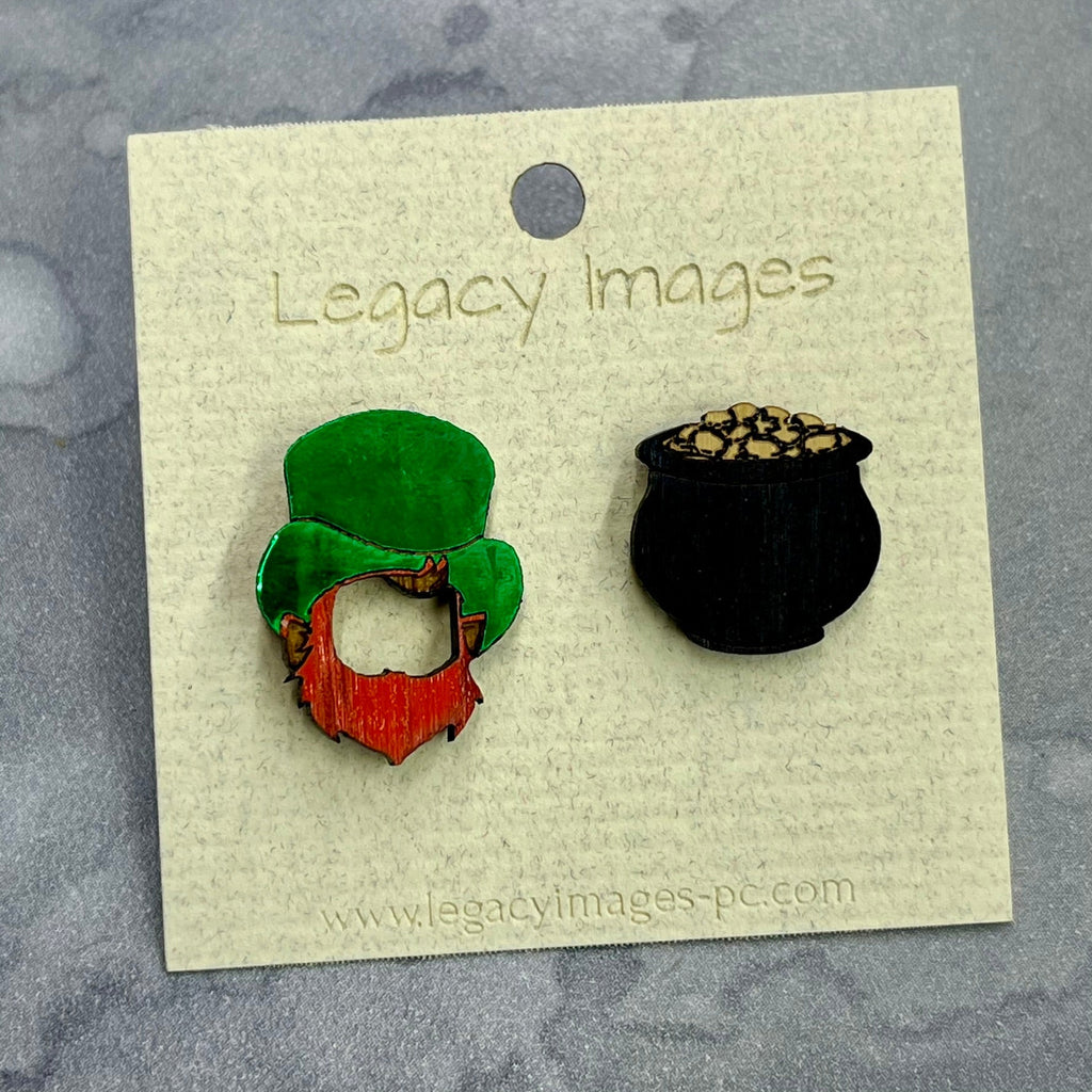 St. Patrick's Day Shamrock Earrings