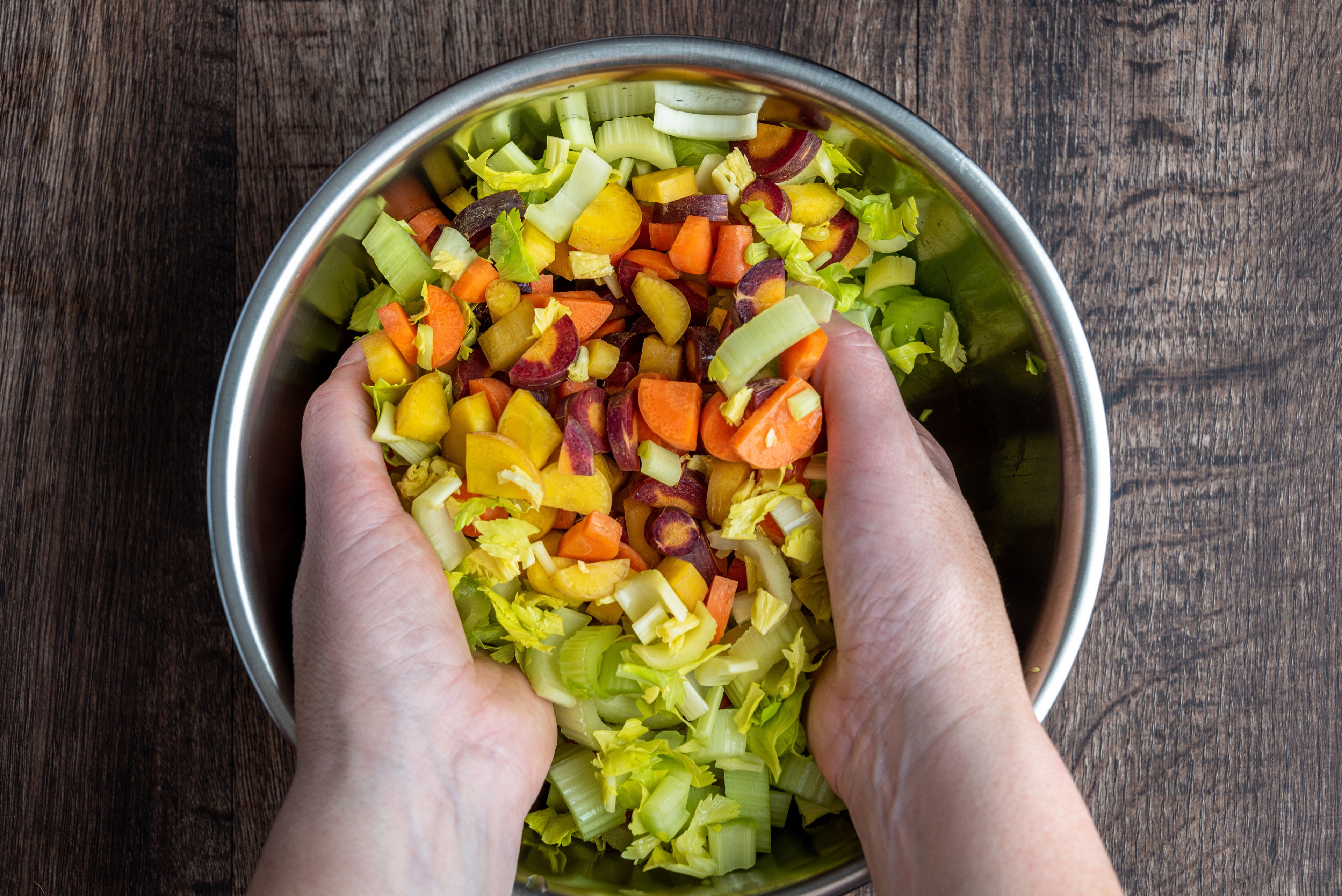 Stainless Steel Mixing Bowls for Meal Prep - Set of 5
