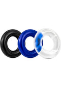 Stay Hard Donut Rings Assorted 3-Pack Super Stretchy And Skin Safe